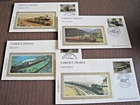 GB lot of 4 assorted Benham 'silk' 1st day covers....10/3