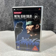 Japanese Metal Gear Solid Portable Ops Plus Japanese Version PSP Game