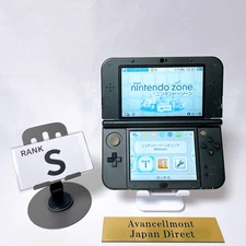 【Top IPS】New Nintendo 3DS XL LL Metallic Black Console Stylus NTSC-J Rank S Rare