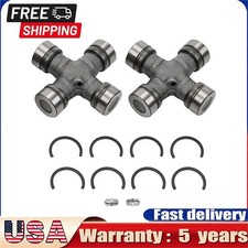 2x Premium Driveshaft Universal Joints Pair Front Or Rear Moog 534g Us