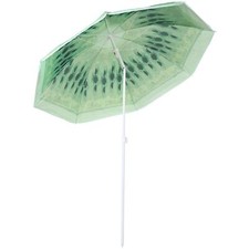 Beach Tilting Parasol Umbrella 1.8m Patio Garden Outdoor UV Protection Sun Shade