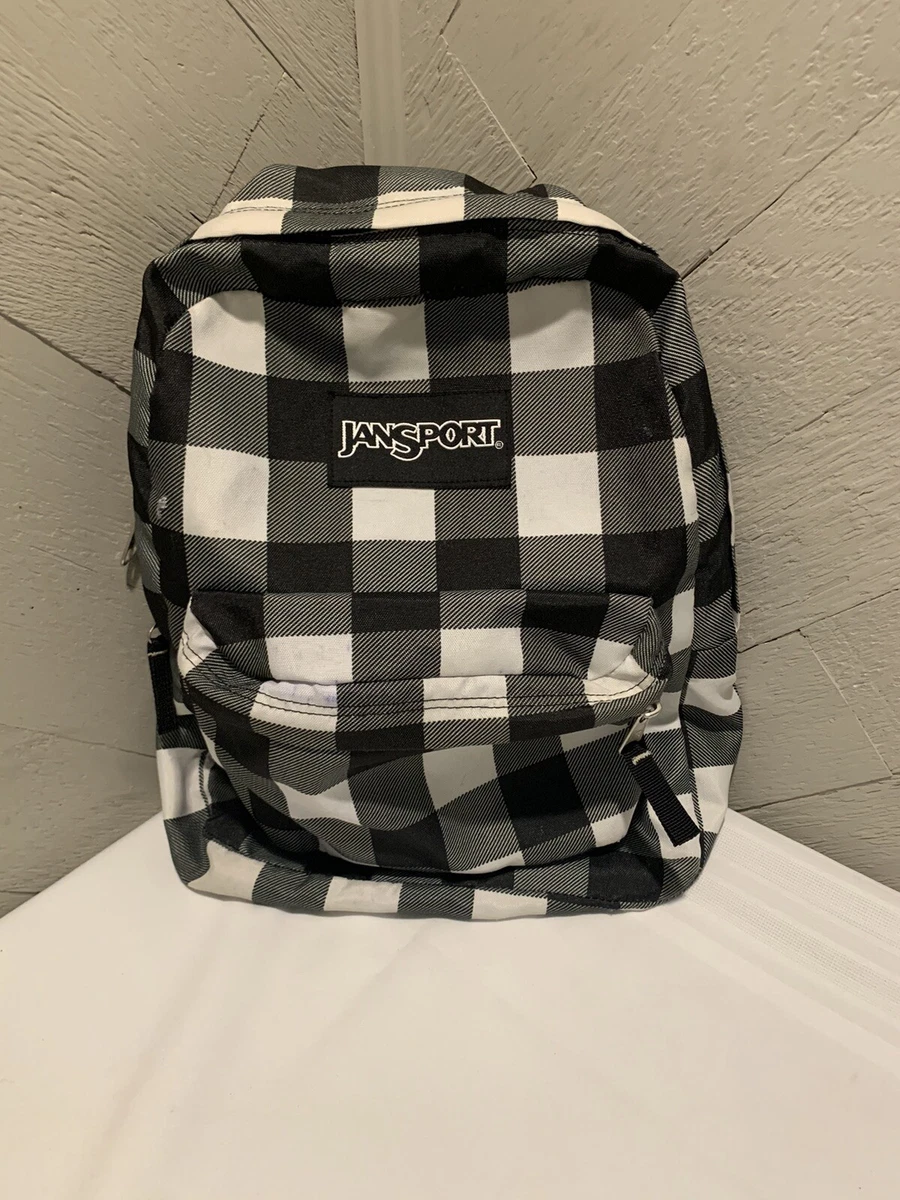 Jansport backpack white and clearance black
