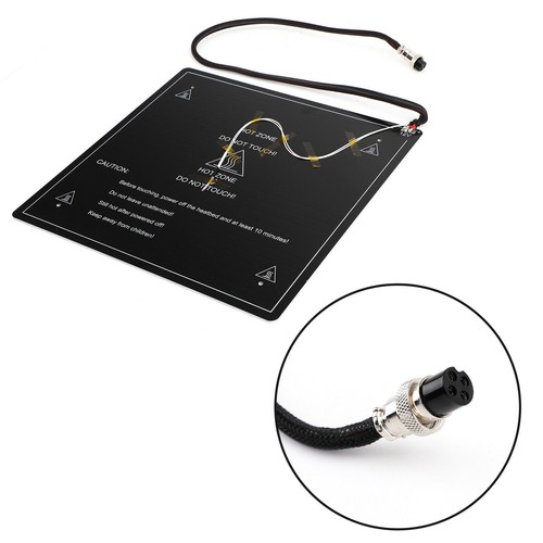 Letto riscaldato 330*330*3mm ALLUMINIO Heatbed Calore Letto per CR-10 CR-10S AT7 - Zdjęcie 2 z 12