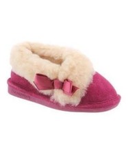 NEW KIDS NICOLE BEARPAW YOUTH SLIPPERS PINK 1953Y SHOES SIZE 13 3 4 1 GIRLS