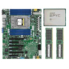 Supermicro H11ssl-i Motherboard + Amd Epyc 7551p + 2x Samsung 16gb/32gb/64gb Memory