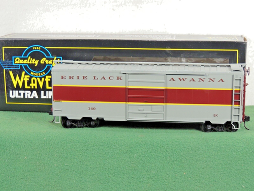 WEAVER ERIE & LACKAWANNA GRAY & MAROON 40 PS-1 BOX CAR #140 SCALE 2-R NIB - Picture 10 of 11
