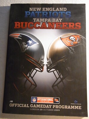 Programm Gameday New England Patriots Tampa Bay Buccaneers London NFL 2009