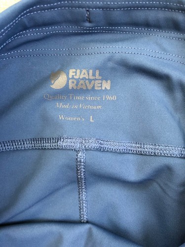 NWT Fjallraven Women's L Abisko Tights 84773 Trekking Indigo Blue New Size L - Picture 13 of 20
