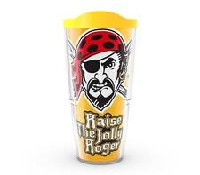 PITTSBURGH PIRATES, 24oz DOUBLE WALL, TUMBLER FROM TERVIS WITH LID INCLUDED