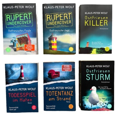 Klaus Peter Wolf Konvolut Ruper Undercover Sommerfeldt Kriminalromane Gut