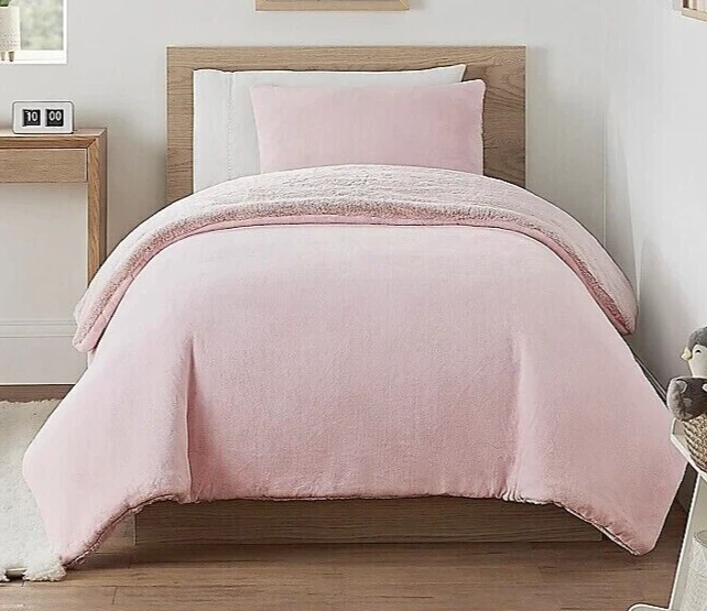 pink and black chanel comforter set