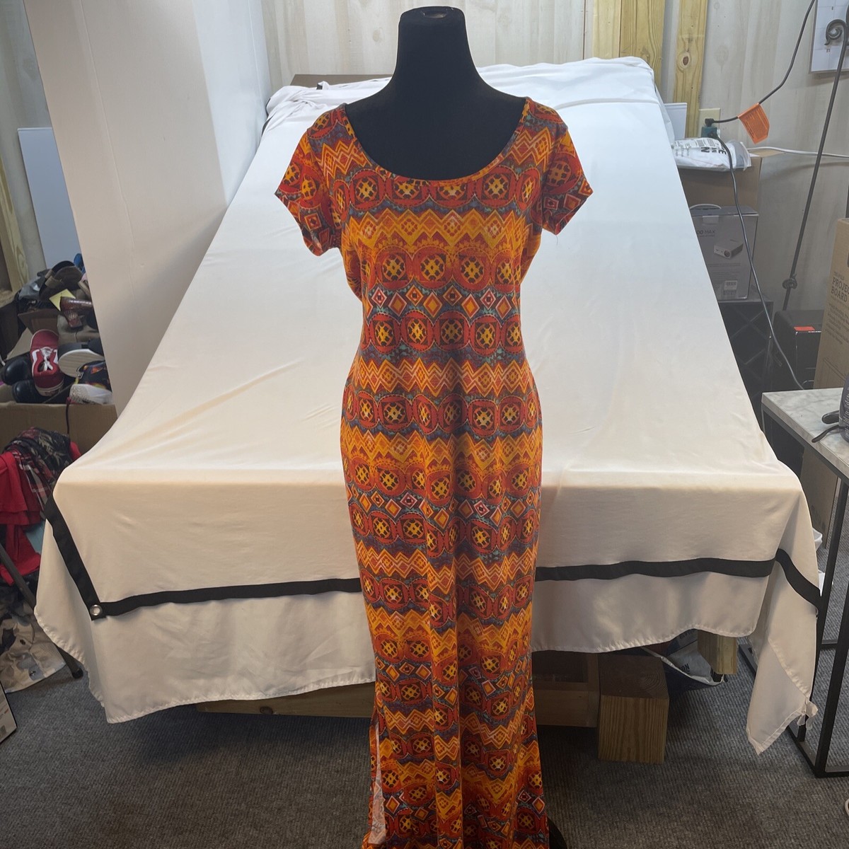 Bobbie Brooks Ladies BOOHOO Patterned Pencil Dress Small Orange Split Sides | eBay Bobbie Brooks Ladies BOOHOO Patterned Pencil Dress Small Orange Split Sides | eBay