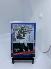 2021 Panini Clearly Donruss Football Zach Wilson Retro 1991 Rookie #91-17 Jets