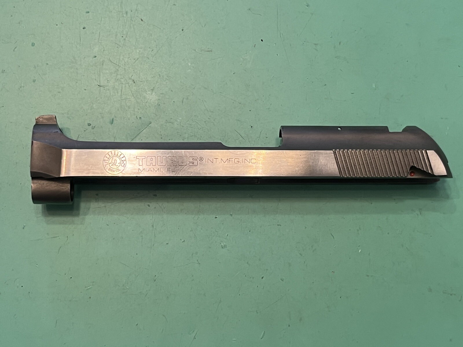 Pt101 USED OEM TAURUS PT101 AFS STRIPPED SLIDE STAINLESS STEEL PT 101 SILVER ...