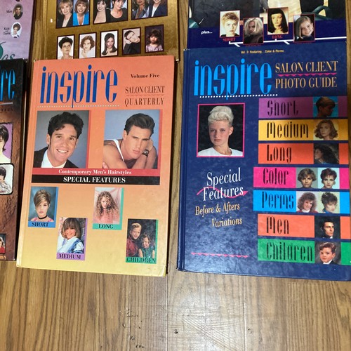 Inspire Salon Client Quarterly Haircut Photo Books 90s Lot 12 Vol. Makeovers - Imagen 5 de 20