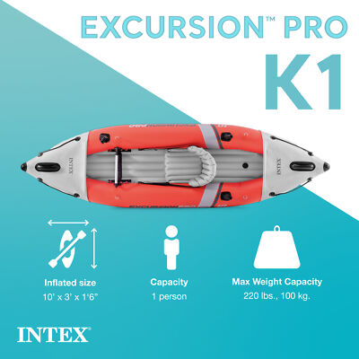 Kayak gonflable Excursion Pro K1 1 place