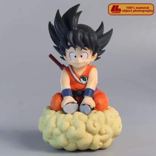 Anime Dragon Ball Z Son Goku Dziecko Siedzieć Kinton Nimbus Cloud Figurka Posąg Zabawka - Zdjęcie 1 z 6