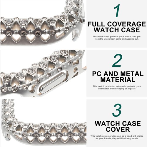 Watch Bumper Case Protective Watch Cover Protection Accessory - Zdjęcie 7 z 12