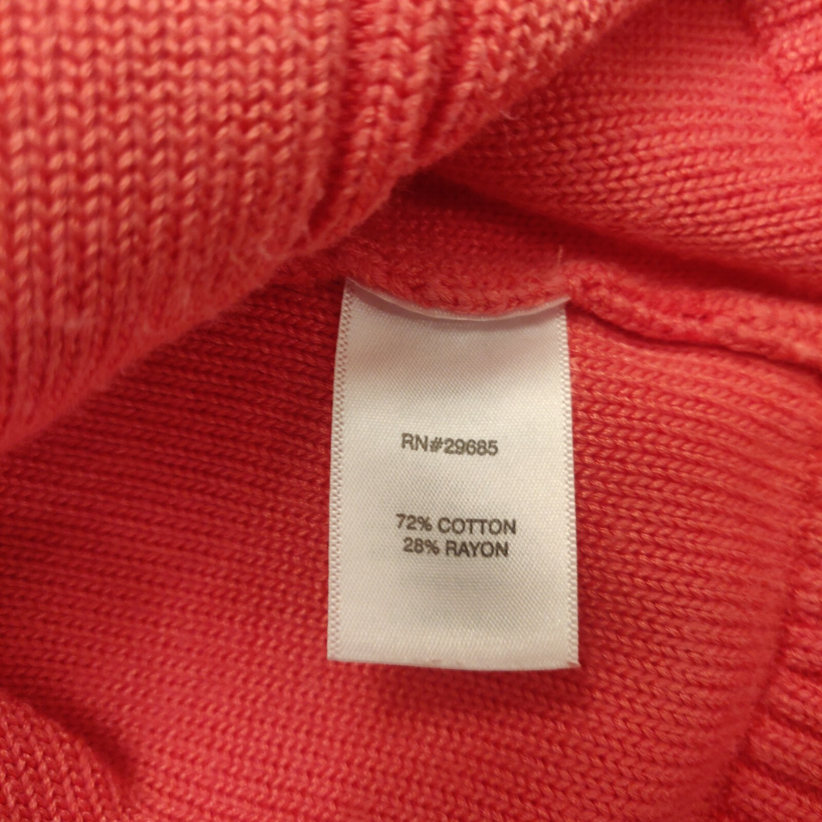 Pendleton Women's Sweater Rayon Pullover Coral Pi… - image 4
