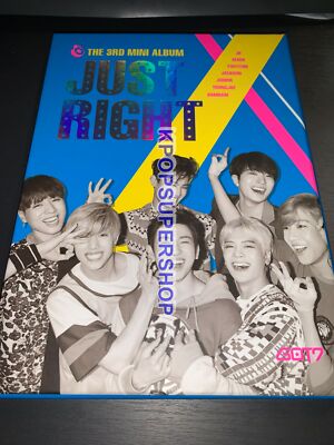Got7 3rd Mini Album Just Right CD Great Mark Postcard No Photocard