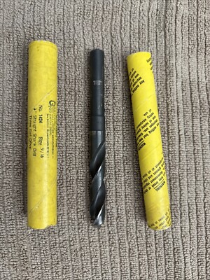 Morse Cutting Tools No.1424  9/16'' Three Flat Drive / HSS Drill Bit. 1/2''-Shank