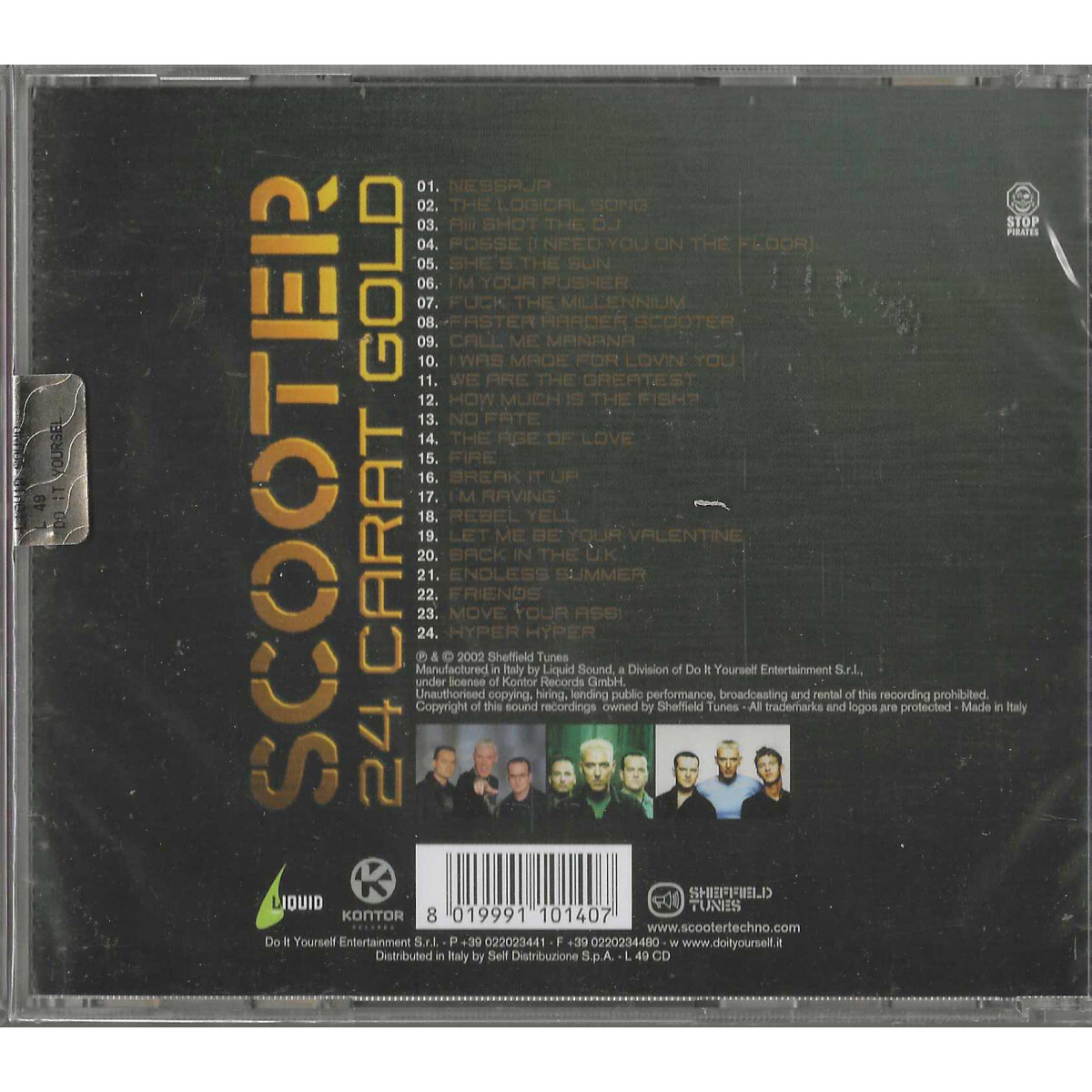 Scooter CD 24 Carat Gold / Liquid Sound - L49CD Sealed | eBay