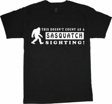 Camisa hombre grande divertido diciendo Sasquatch yeti talla grande camiseta alta