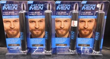 4 Pk Just For Men 1 Day Beard & Brow Color Light Brown 9 mL Ea New & Sealed
