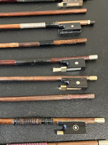 Vintage Violin Bows for Parts / Repair - Mixed Lot of 13 - Picture 3 of 9