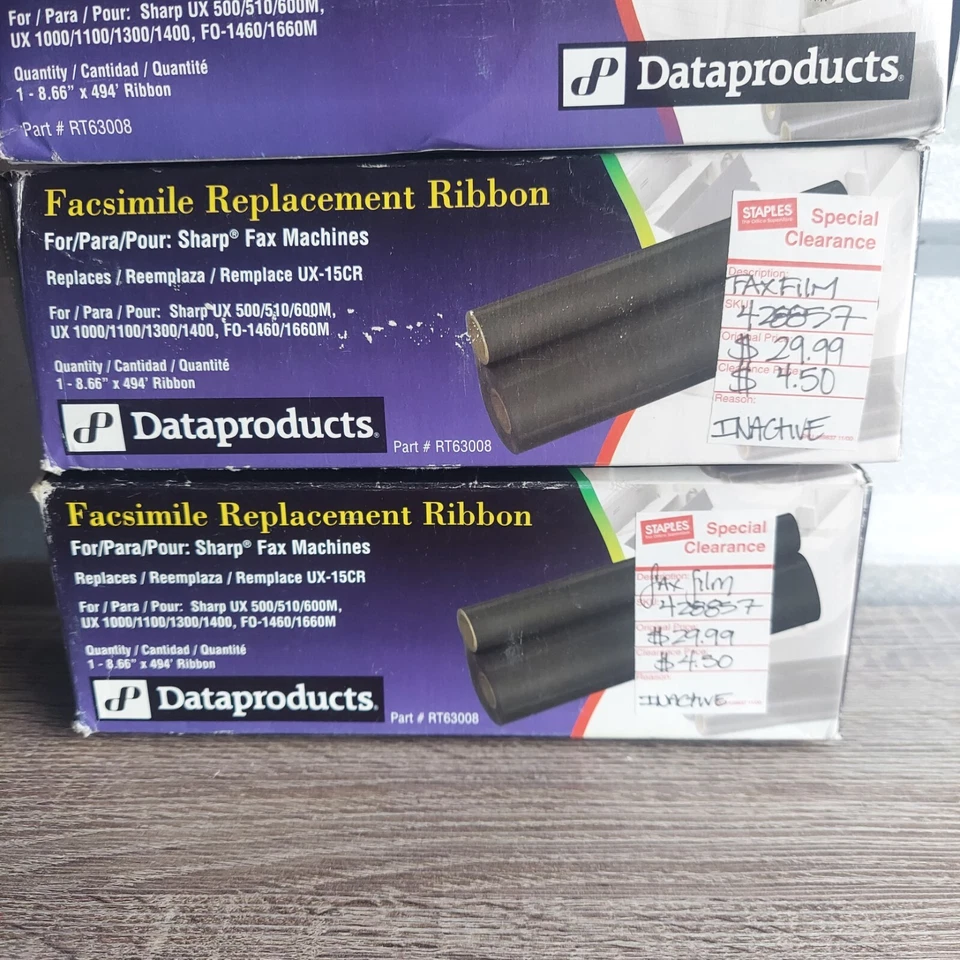 Facsimile Replacement Ribbon for Panasonic Fax Machines UX-15CR (BRAND NEW) - Image 4 of 4