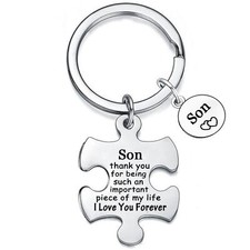 Son Keychain Gifts Son Gifts form Mom Dad Gifts for Son Key chain Inspiration...