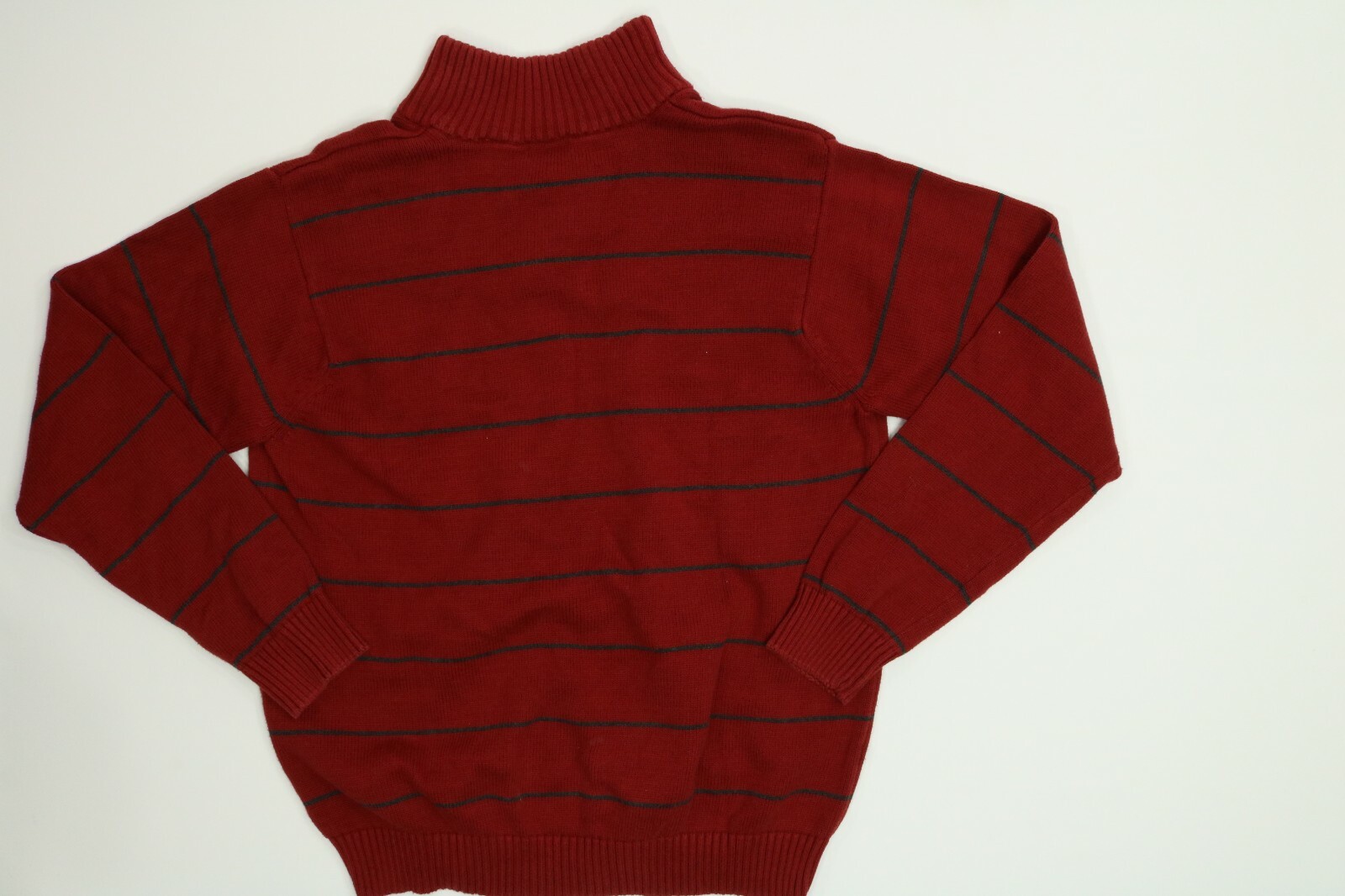 Mens IZOD Red Henley Knit Sweater XL EUC eBay