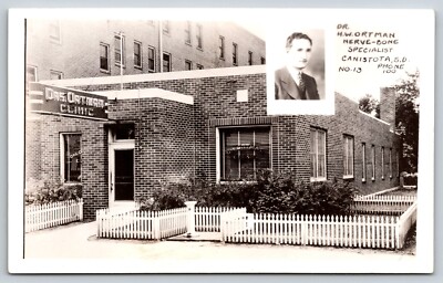 RPPC  Dr. Ortman  Nerve Bone Specialist  Canistota  South Dakota   Postcard