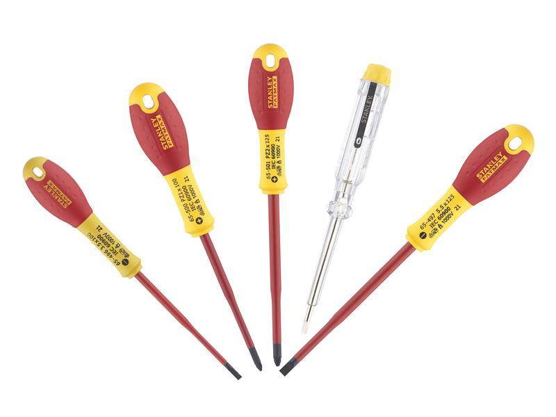 Stanley Fatmax Isolati VDE Screwdriver Set, 5 Pezzi STA062693