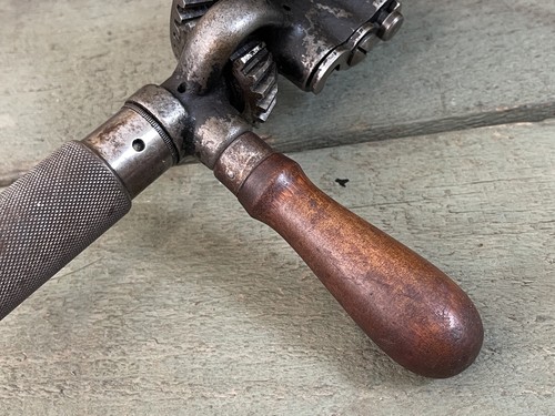 Vintage VICTOR No.742 Stanley Rule & Level Co. 2-Speed Breast Drill *Excellent* - Picture 7 of 10