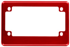 Aluminum Motorcycle License Plate Frame - Black Blue Red Pink Or Gray Aluminum Motorcycle License Plate Frame - Black Blue Red Pink Or Gray