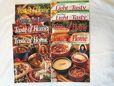 Lot Of 8 Taste Of Home Vintage Magazines With Recipes 1996 - 2001