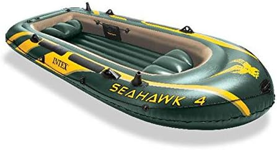 Seahawk Inflatable Boat Series: Includes Deluxe Aluminum Oars and High ...