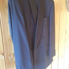 Wilvorst Luxus Herren Smoking Anzug Kombi dunkelblau Luxury mens tuxedo darkblue