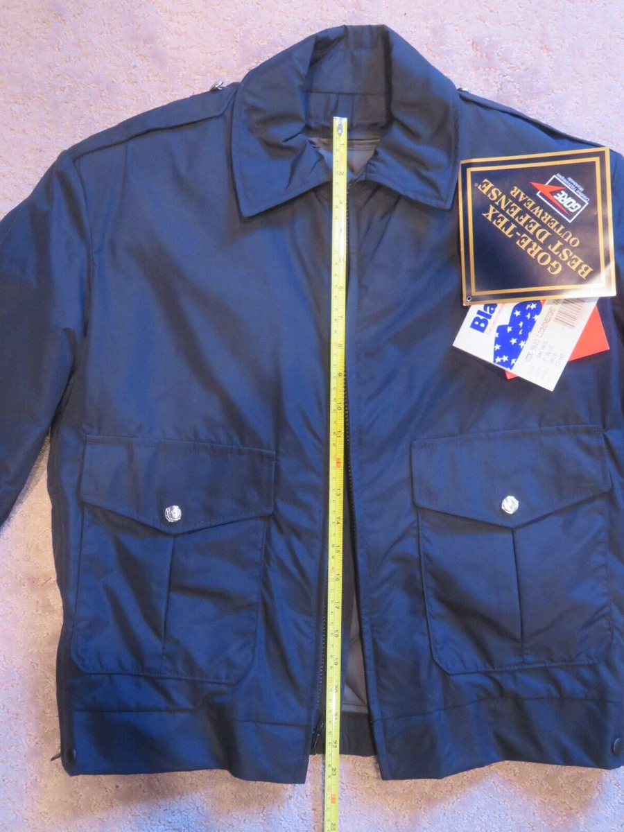 New Blauer GTX 9620 Lightweight Gore-Tex Jacket Police Blue Size S