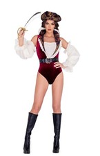 Roma Costume Women's 5pc Sultry Pirate Costume