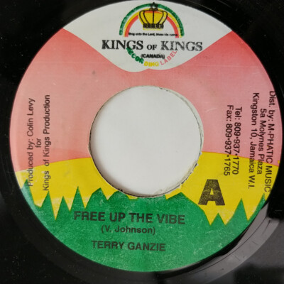 Terry Ganzie - Free Up The Vibe / VG / 7