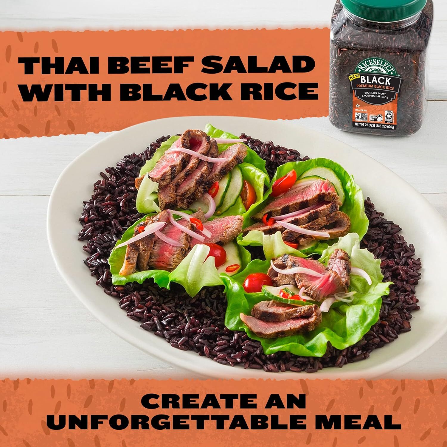 RiceSelect Premium Black Rice, WholeGrain, GlutenFree, NonGMO, and