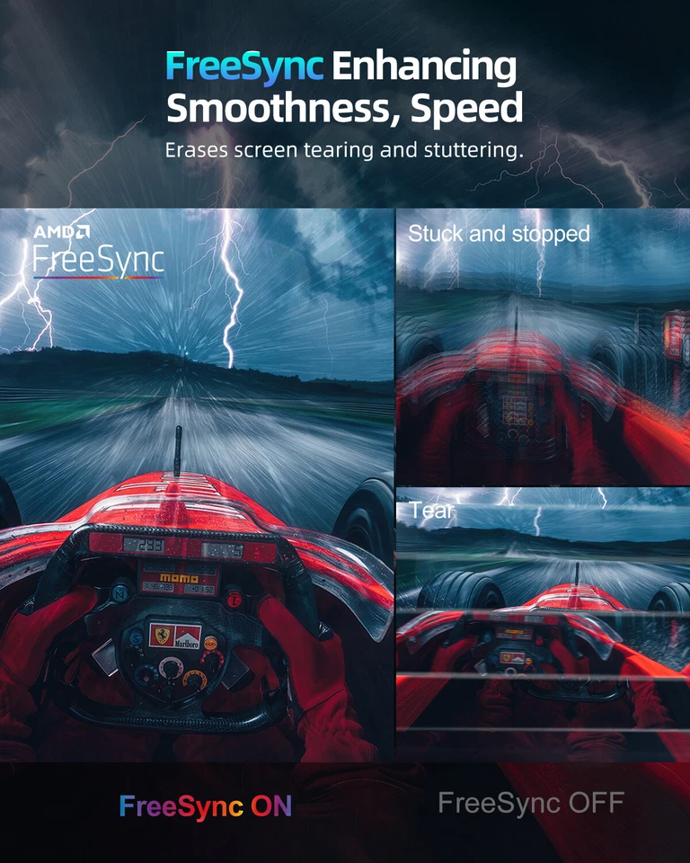 18" Portable Monitor 2K 144Hz Gaming Monitor Screen for PC Laptop PS4/5 Xbox - Image 4 of 4