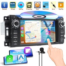6.2 Car Radio Carplay Stereo For Jeep Wrangle...