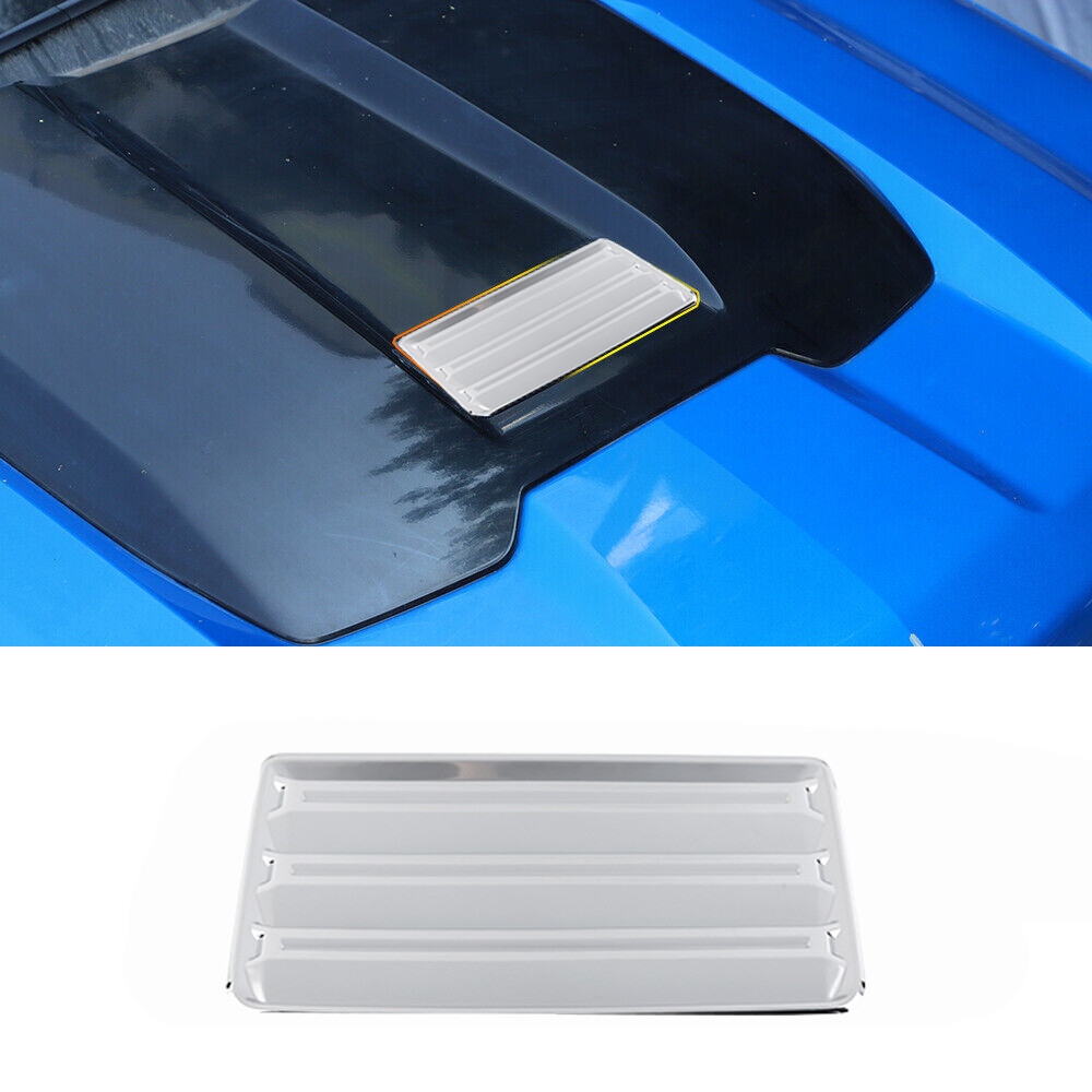 Exterior Hood Scoop Air Vent Cover Trim For Chevrolet Silverado 1500