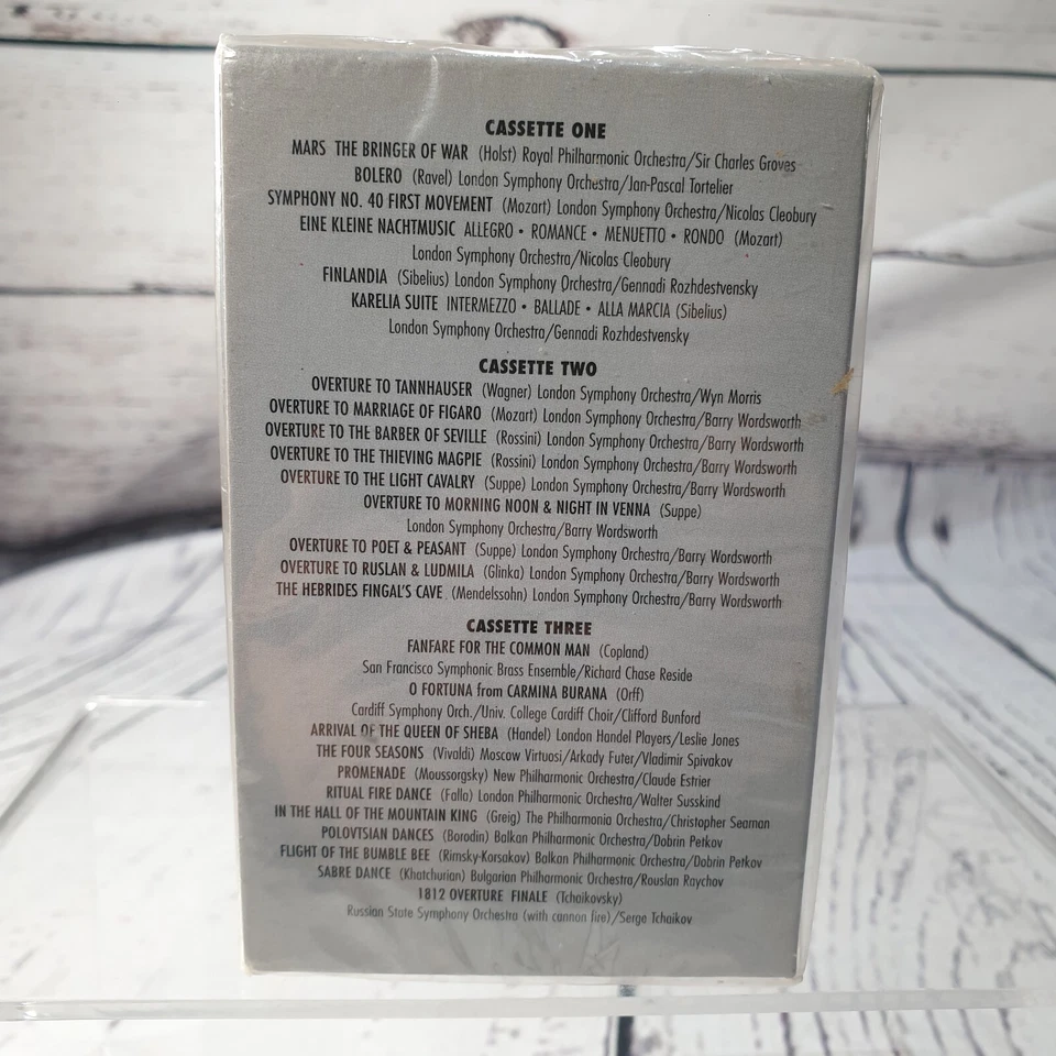 3 Cassette Box Overture Orchestral Masterpieces 1995 Kaz Records - Image 3 of 4