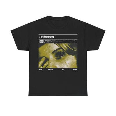 Deftones OHMS Tracklist Tees T-Shirts OHMS Album Tour Merch - All