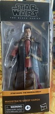Star Wars 2022 The Mandalorian The Black Series Magistrate Greef Karga