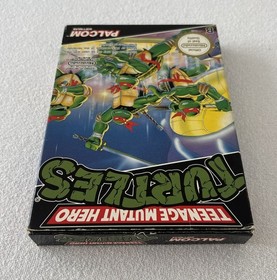 TEENAGE MUTANT NINJA TURTLES CONFEZIONE ORIGINALE con istruzioni NINTENDO NES RARO! CONDIZIONI BUONE!